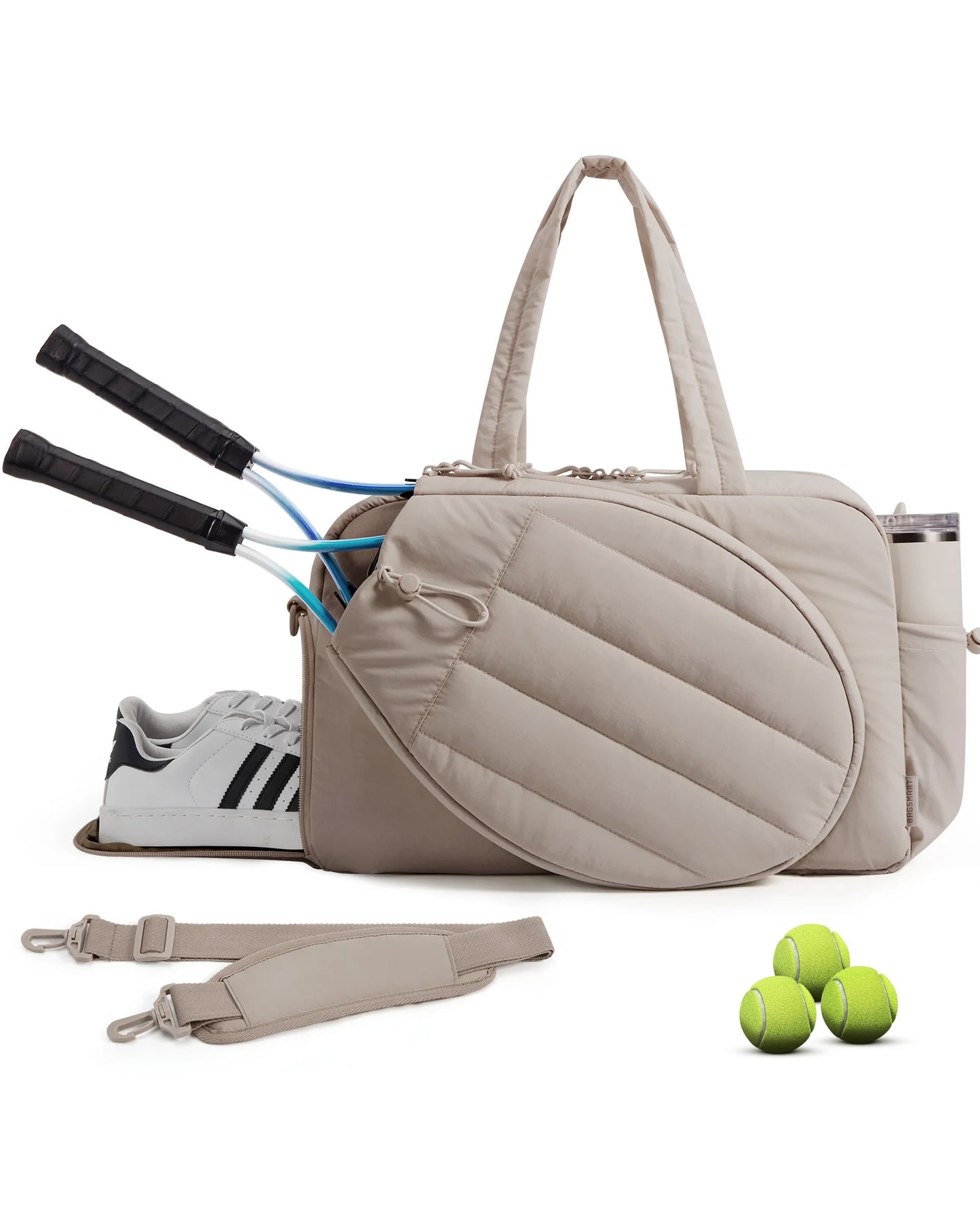 Sport Bag for Tennis Sports Gym Duffle Bags with Shoe Compartment Wet Pocket Overnight Weekend Travel Bag