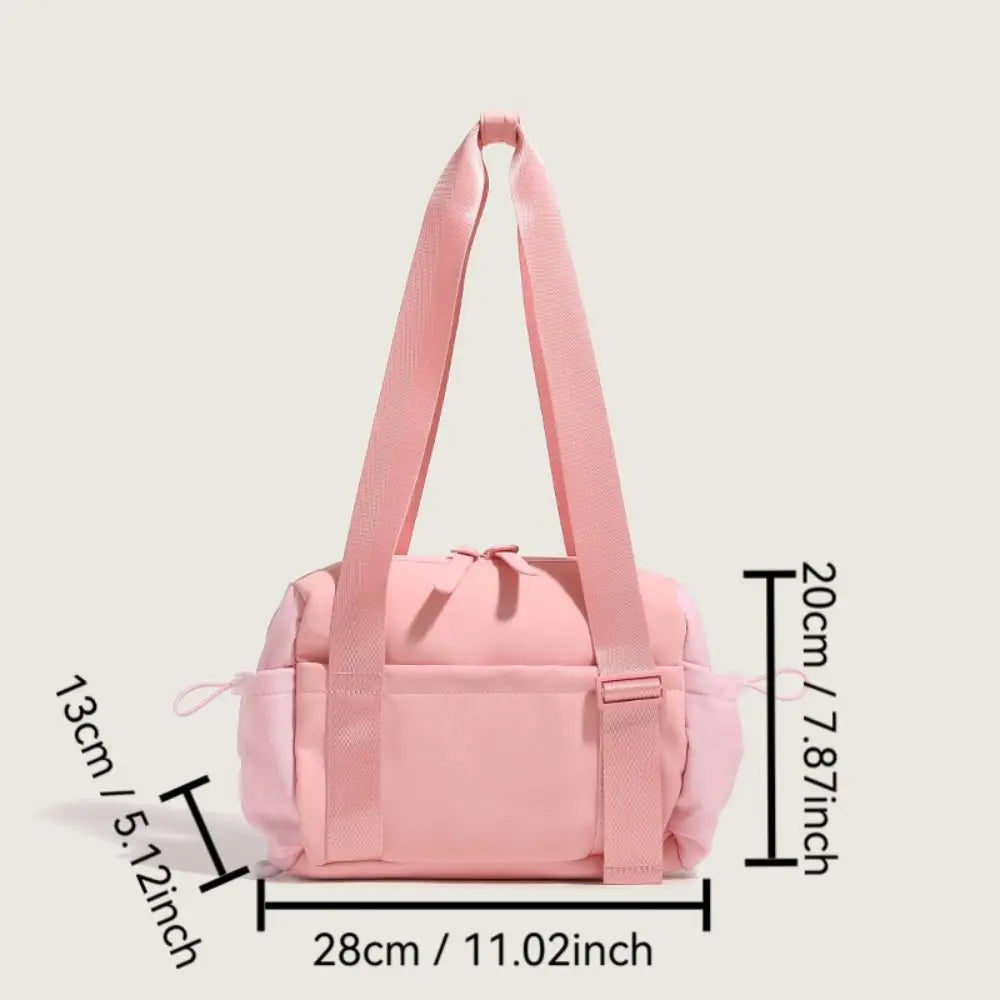 Gym Bag Waterproof Sports Fitness Bag Large Capacity Handbag Tote Duffle Bag Nylon Multifunctional Storage Bag Women Travel