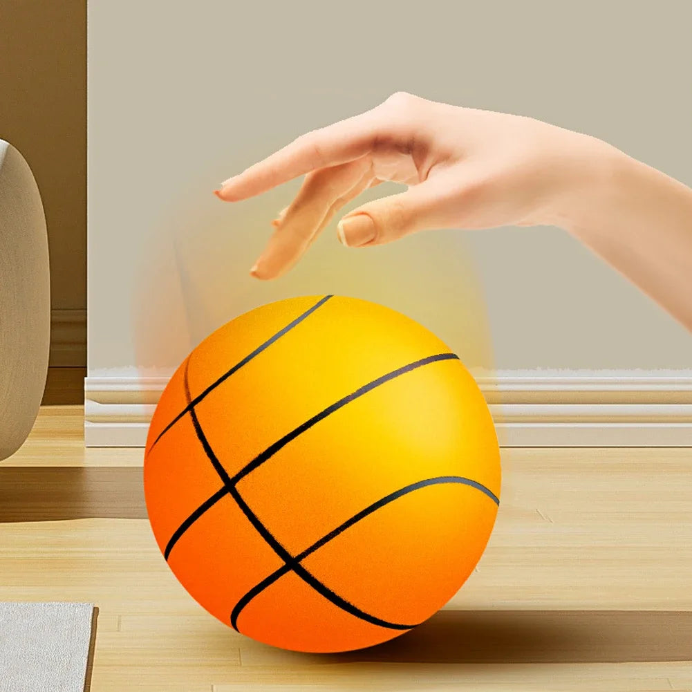 18/21/24Cm Kids Bouncing Mute Silent Basketball Squeezable Mute Bouncing Basketball Indoor Silent Ball Foam Basketball Toys