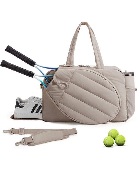 Sport Bag for Tennis Sports Gym Duffle Bags with Shoe Compartment Wet Pocket Overnight Weekend Travel Bag