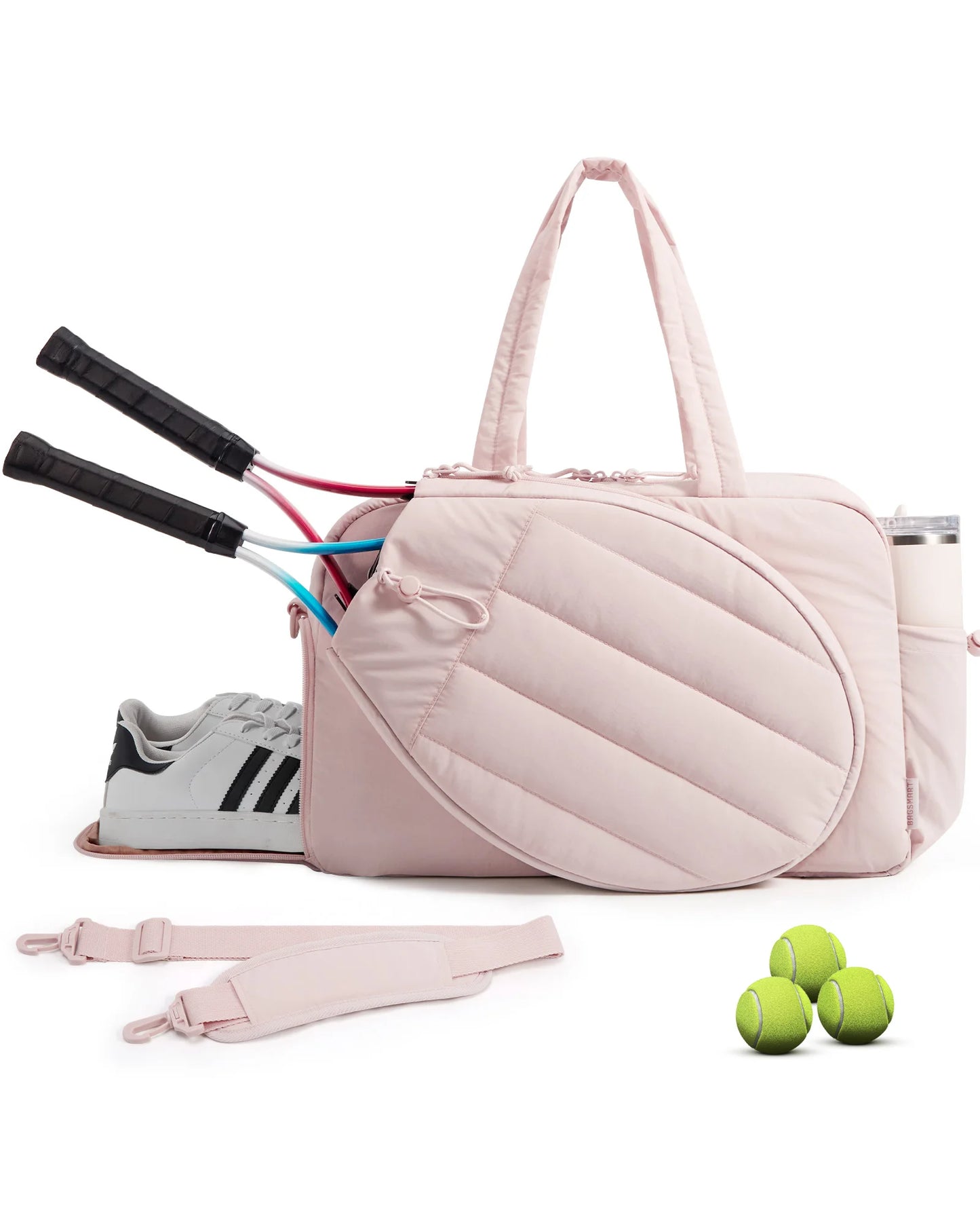 Sport Bag for Tennis Sports Gym Duffle Bags with Shoe Compartment Wet Pocket Overnight Weekend Travel Bag