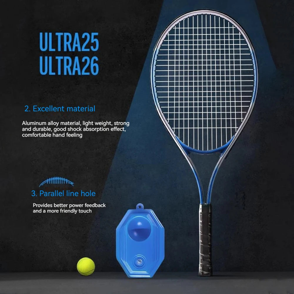 Tennis Training Band Line Rebound Single Person Exercise Fitness Tennis Racket Set Exercise at Home Exercise