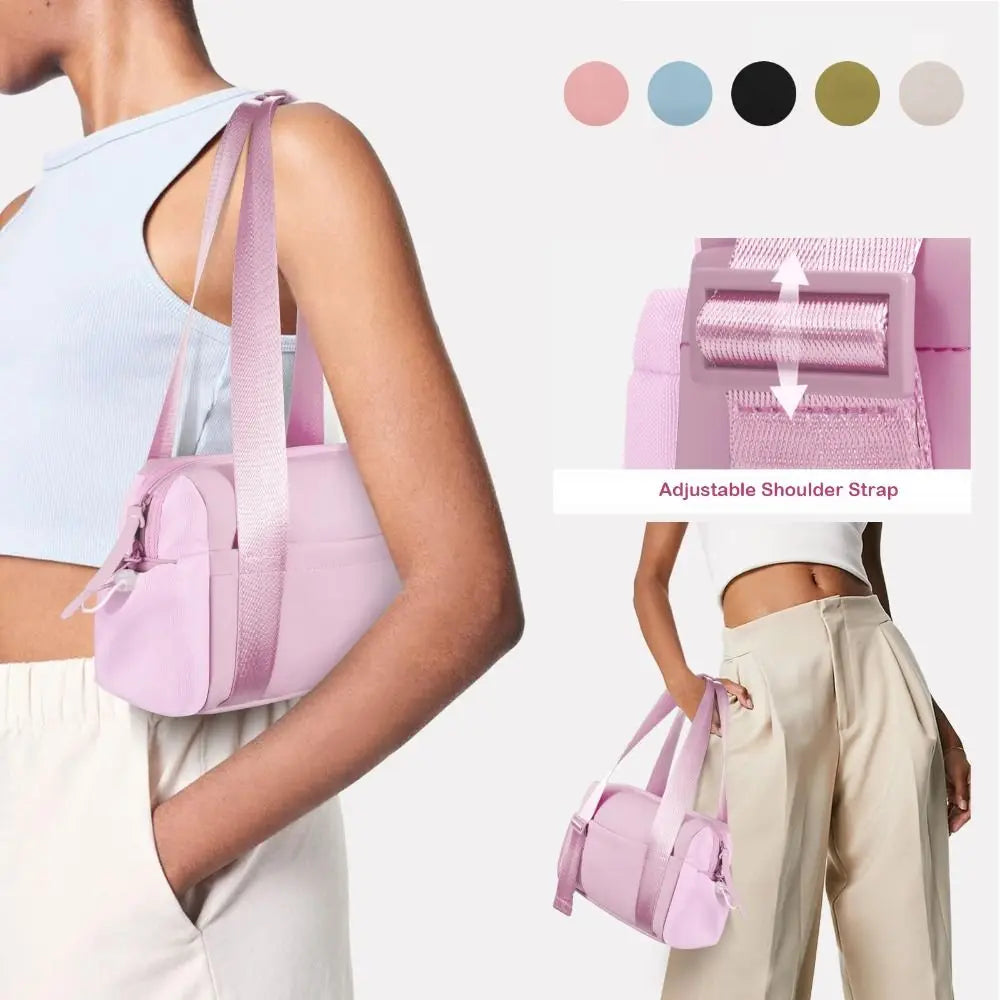 Gym Bag Waterproof Sports Fitness Bag Large Capacity Handbag Tote Duffle Bag Nylon Multifunctional Storage Bag Women Travel