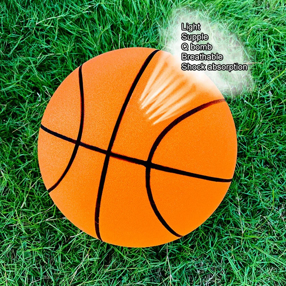 18/21/24Cm Kids Bouncing Mute Silent Basketball Squeezable Mute Bouncing Basketball Indoor Silent Ball Foam Basketball Toys