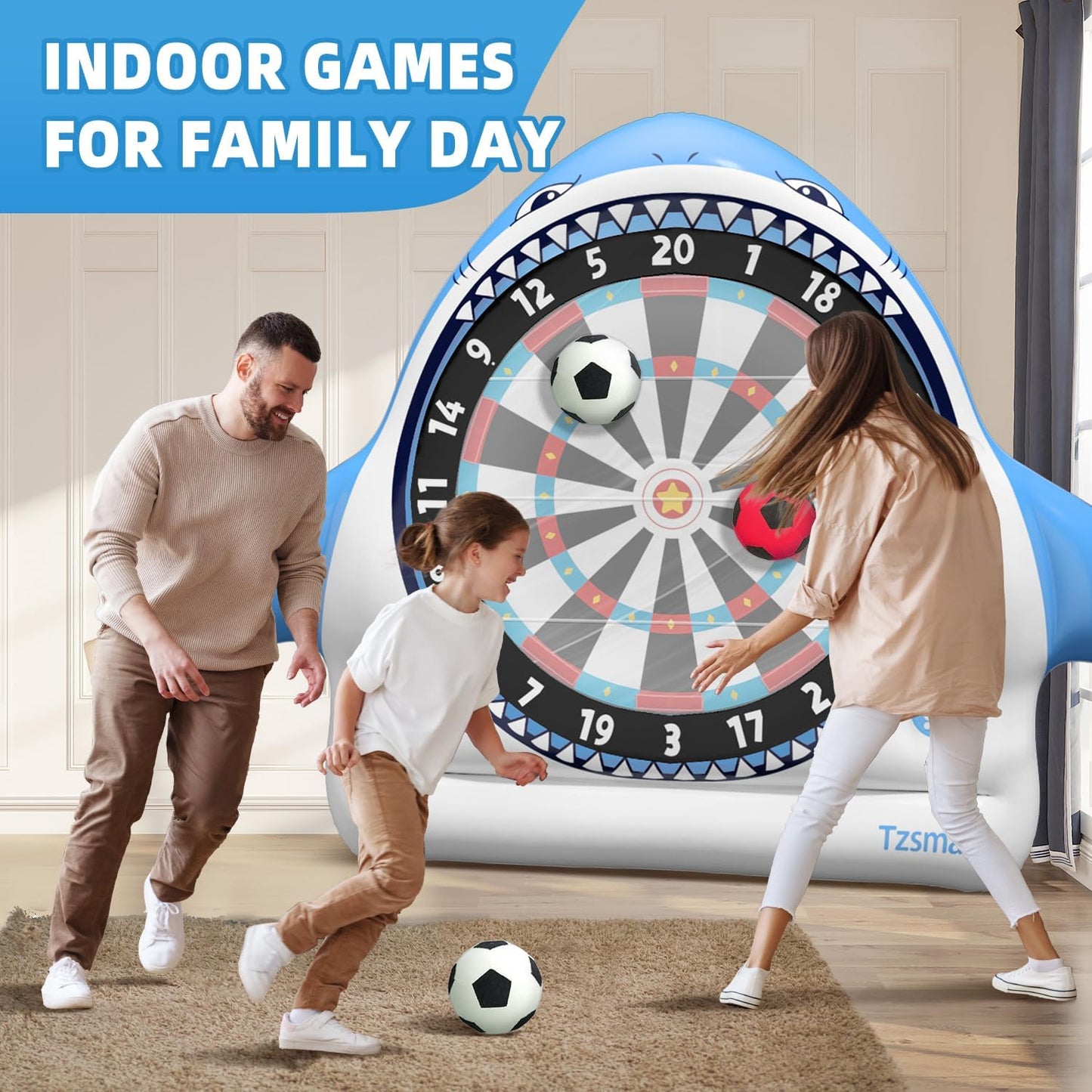 Inflatable Game Outdoor Giant Dartboard for Soccer Large Carnival Outdoor Games Giant Outdoor Game Activities Giant Yard Games Soccer Darts